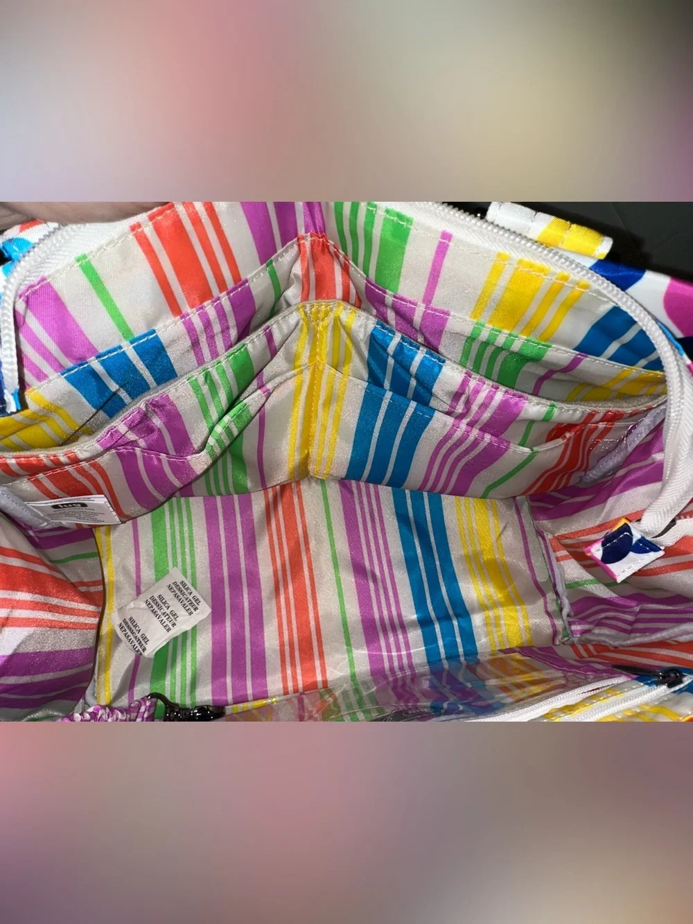 Lug Dilly Dally Convertible Tote Bag Wildflower Brights NEW